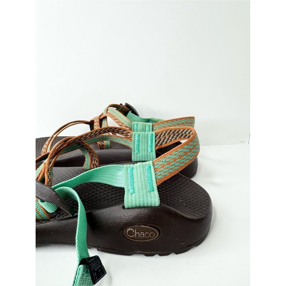 Chaco Women's ZX1 Classic Sandals Adobe Clan Brown Green Womens Size 8 - Picture 6 of 11